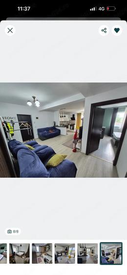 Apartament cu 3 camere nedecomandat în Valea Lupului
