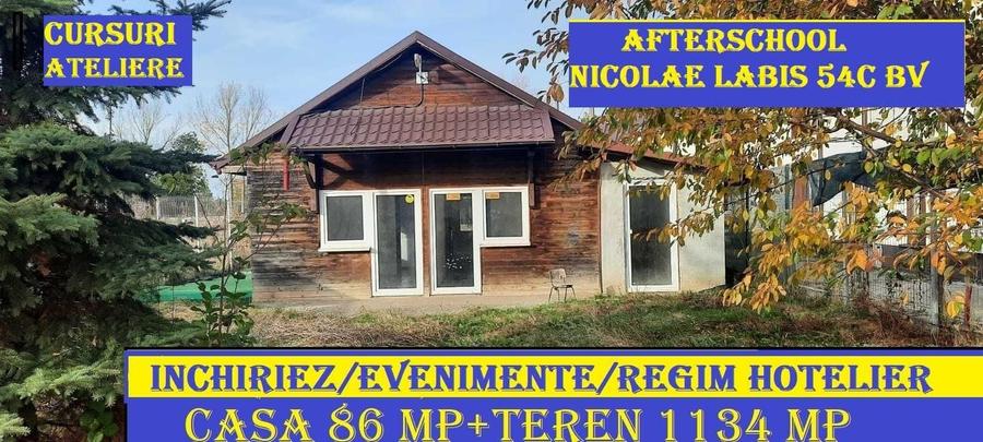 Casă cu 2 camere cu Teren 1134 Mp în Tractorul