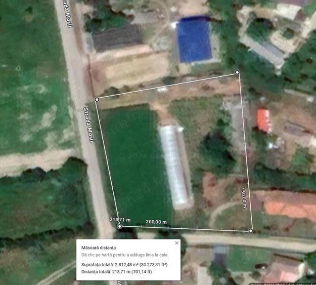 Teren de 2810 mp, în Topalu