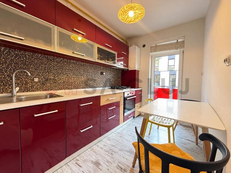 Apartament cu 2 camere semidecomandat, mobilat în Zorilor