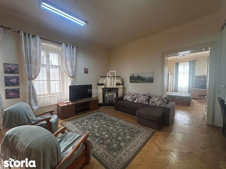 Apartament cu 2 camere, mobilat în Central