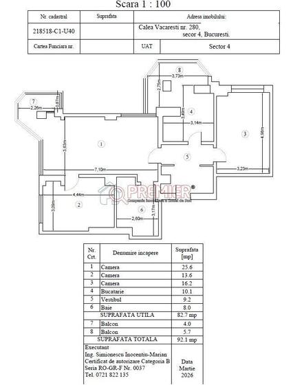 3 camere 92 mp - Tineretului Vacare?ti - Panorama 270 -10 - 20