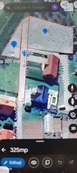 Teren de 1000 mp, în Central