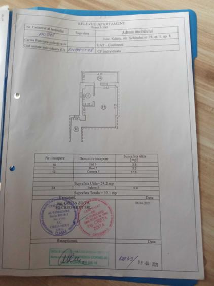 Garsonieră decomandată în Central