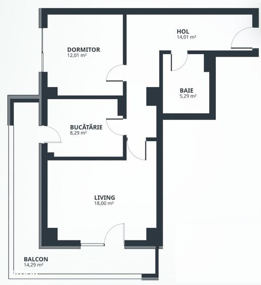 Apartament cu 2 camere decomandat în Tătărași