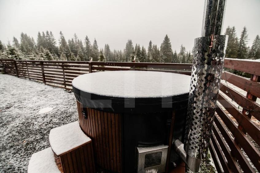 Cabana A-Frame, 195 mp utili, 600 mp teren, Sauna & Ciubar - 8