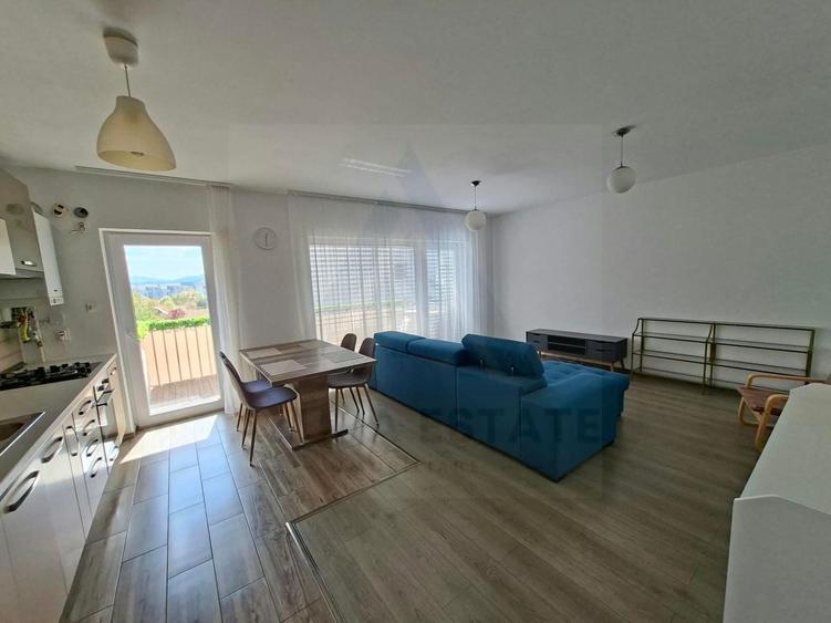 Apartament cu 3 camere decomandat, mobilat în Exterior Sud