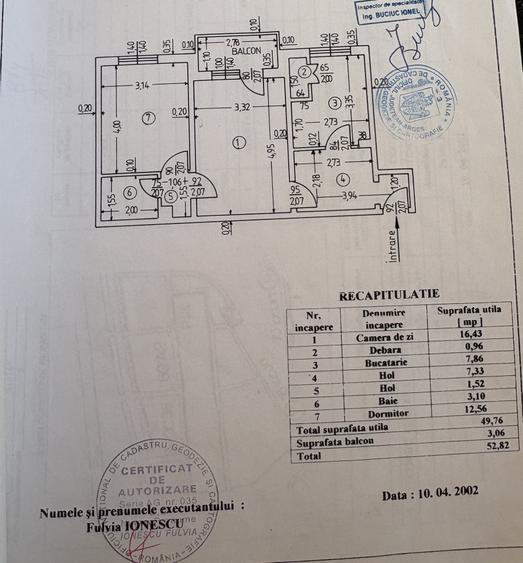 Apartament cu 2 camere semidecomandat în Craiovei