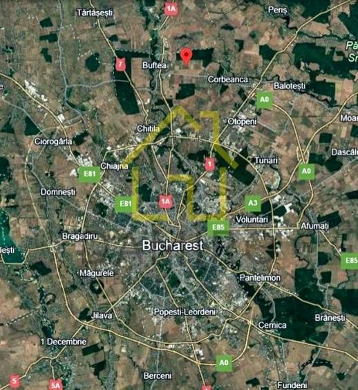 Teren Construcții intravilan de 5000 mp, în Buftea