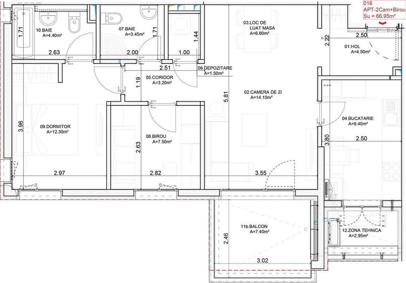 Apartament 3 camare | Afi City | Metrou Laminorului | Loc parcare - 18