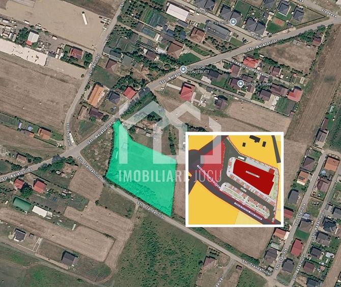 Teren Construcții intravilan de 5636 mp, în Jucu de Mijloc