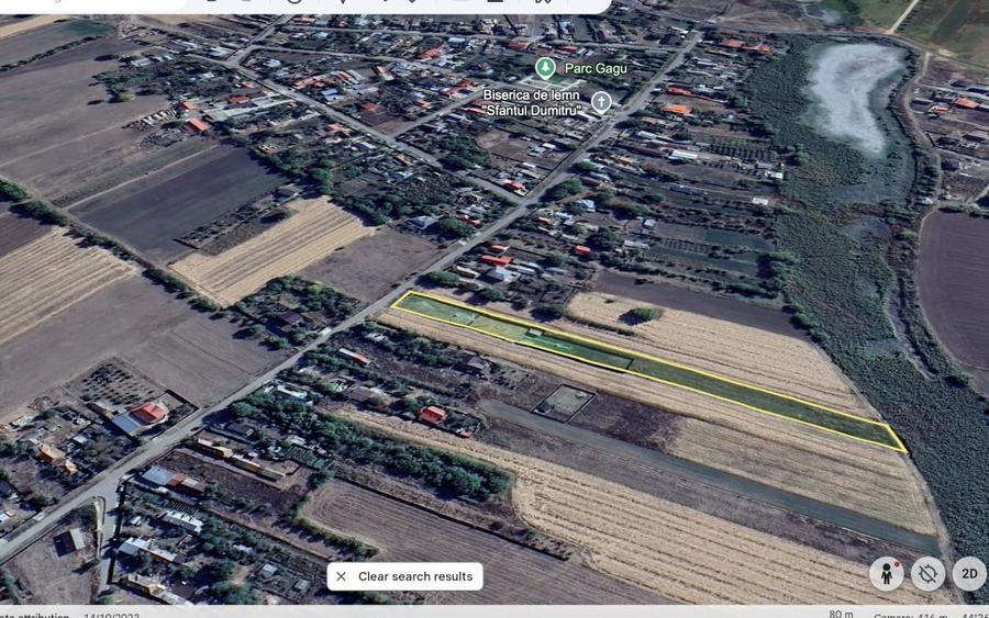 Teren Construcții intravilan de 4576 mp, în Gagu