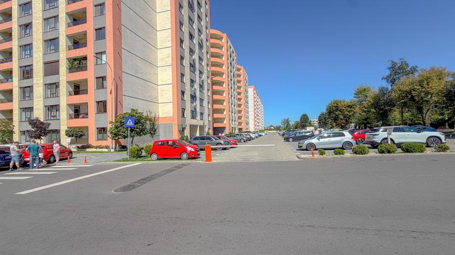 Garsonieră premium cu terasă și panoramă | Prima linie 13 Decembrie | Parcare | - 13