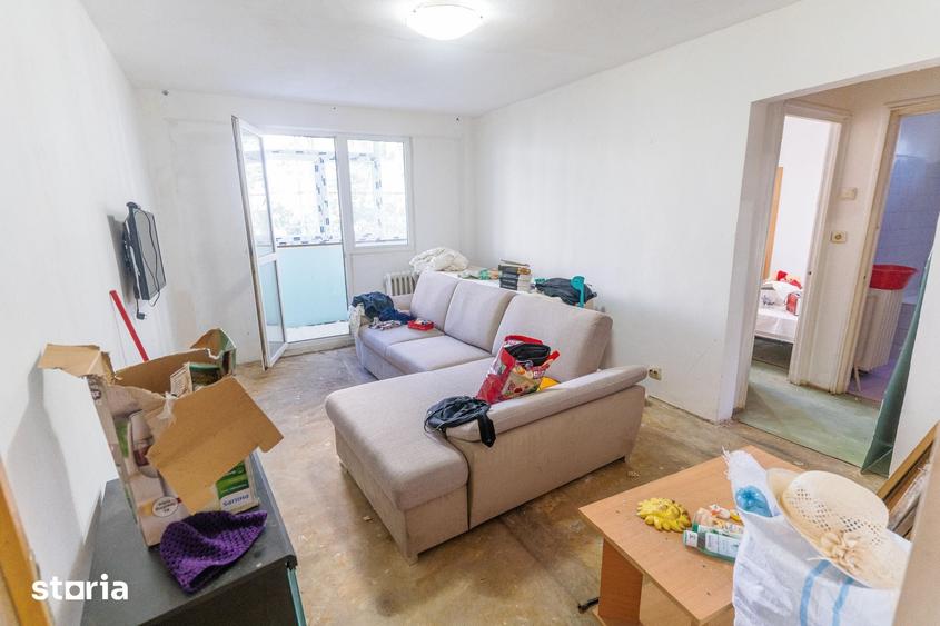 Apartament cu 2 camere semidecomandat în Pantelimon