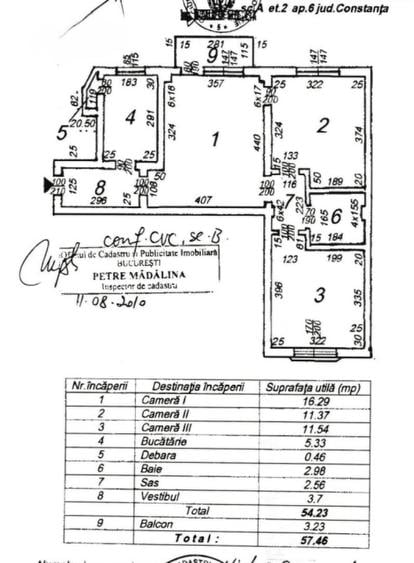 Apartament cu 3 camere, mobilat în Cișmigiu