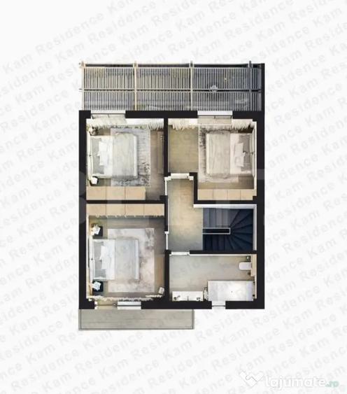 Casă cu 3 camere cu Teren 260 Mp în Central