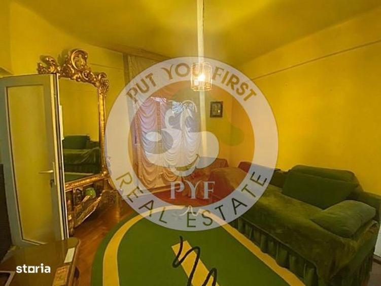 Apartament cu 3 camere semidecomandat în Universitate