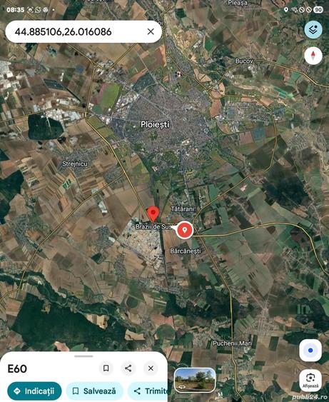 Teren de 4161 mp, în Vest