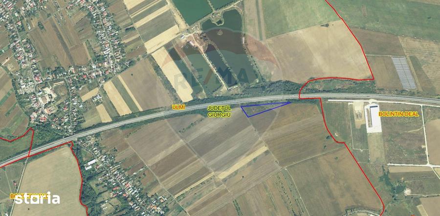 Vanzare Teren Intravilan Comercial, Ulmi-Bolintin, Langa Autostrada A1 - 10