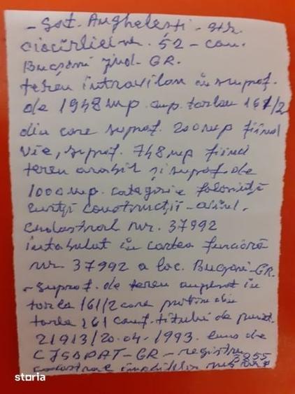 Casă cu 4 camere cu Teren 80 Mp în Bucșani