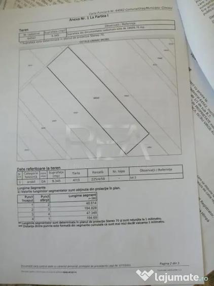 Teren de 9345 mp, în Clinceni