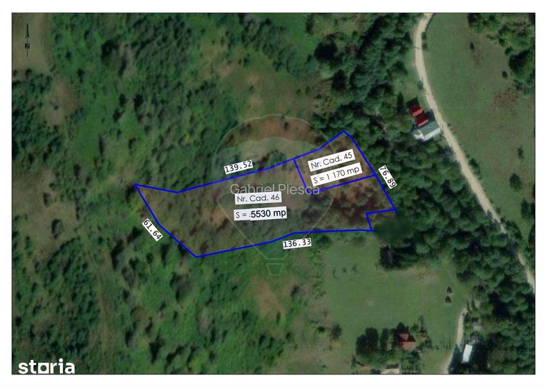 Teren intravilan, 6700 mp, Curent, Zona populata, Apuseni, zona Boga