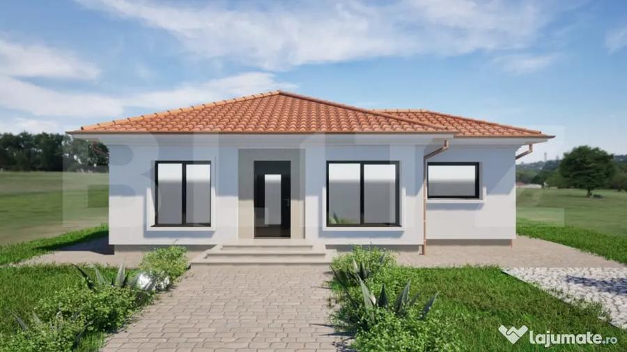 Casă cu 3 camere cu Teren 365 Mp în Micești