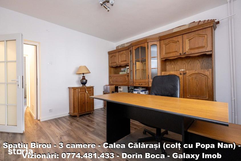BIROU 3 Camere NEMOBILAT - CALEA CALARASI - Centrala proprie - 19