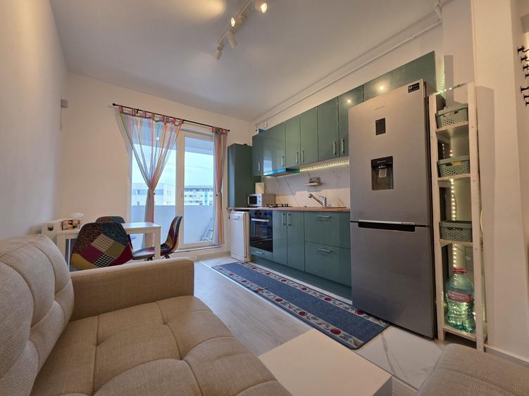 Apartament cu 2 camere semidecomandat în Chiajna