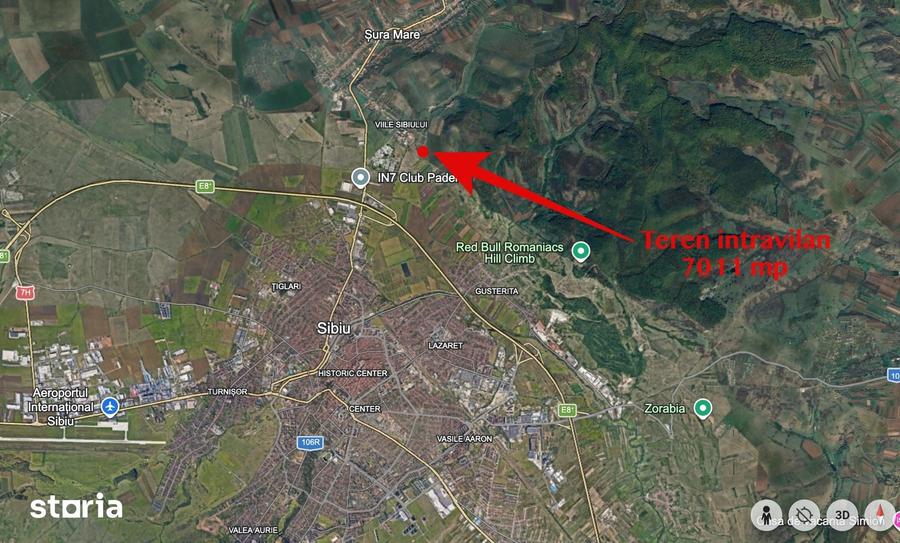 Teren de 7011 mp, în Viile Sibiului