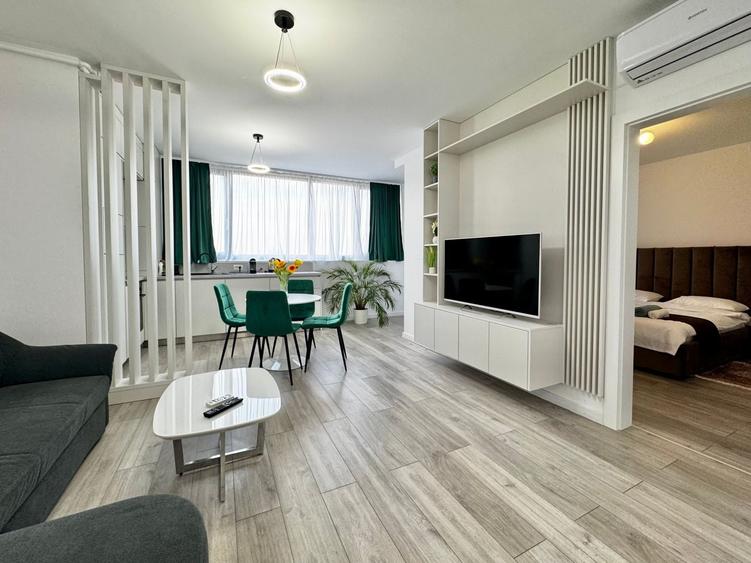 Apartament cu 2 camere semidecomandat, mobilat în Torontalului
