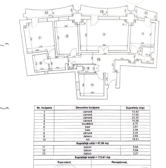 APARTAMENT 4 CAMERE - DECOMANDAT - METROU LUJERULUI - 4