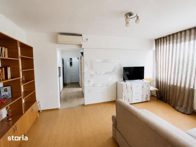Apartament cu 2 camere semidecomandat, mobilat în Timpuri Noi
