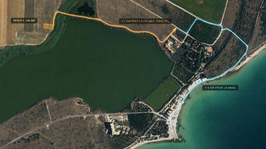 Teren agricol intravilan de 1100 mp, în 23 August