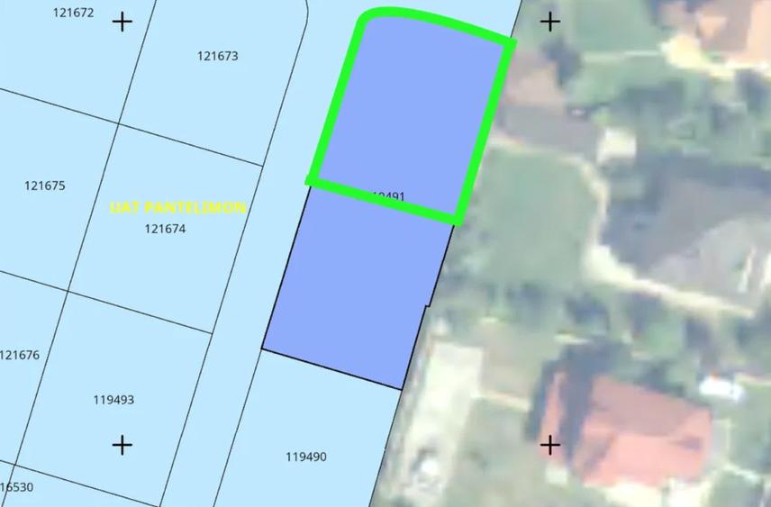 Teren Construcții intravilan de 447 mp, în Central