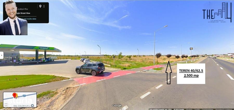 Teren de 2500 mp, în Brănești