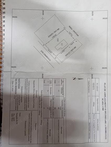 Casă cu 3 camere cu Teren 400 Mp în Bereasca
