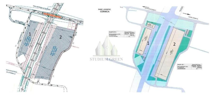 Teren de 12828 mp, în Est