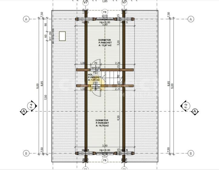Casă individuală cu 4 camere cu Teren 1537 Mp în Muntele Rece