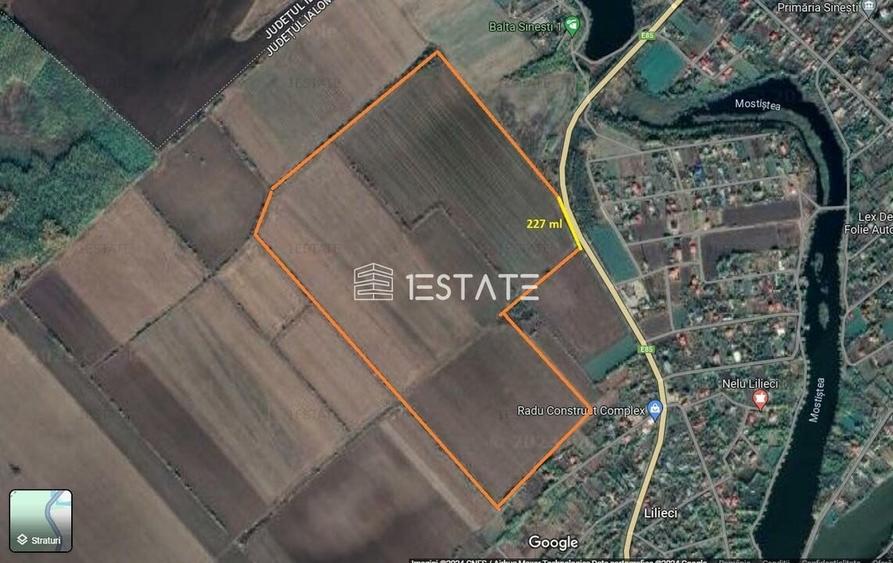 Teren Construcții intravilan de 400000 mp, în Sinești