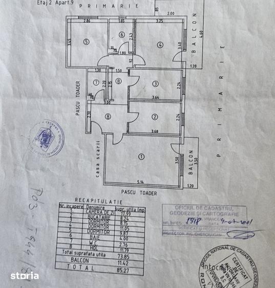 Apartament cu 4 camere în Obor