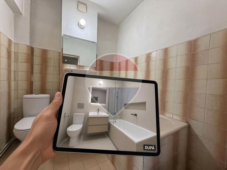 Apartament cu 3 camere decomandat în Trocadero