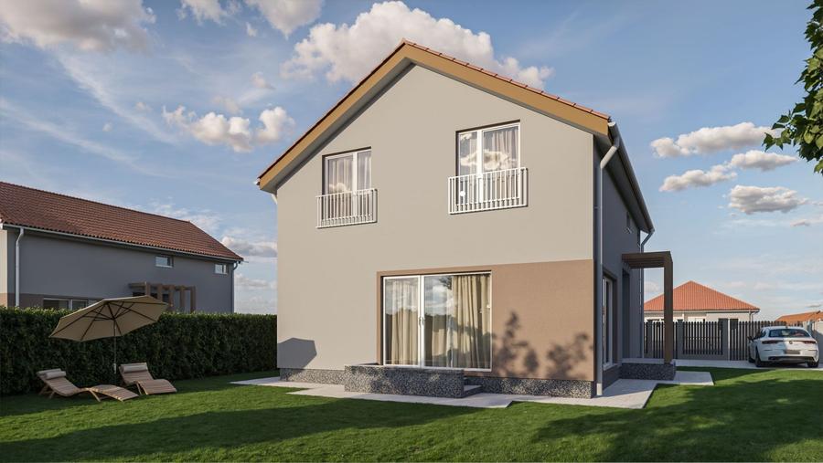 Casă individuală cu 4 camere cu Canalizare în Prejmer