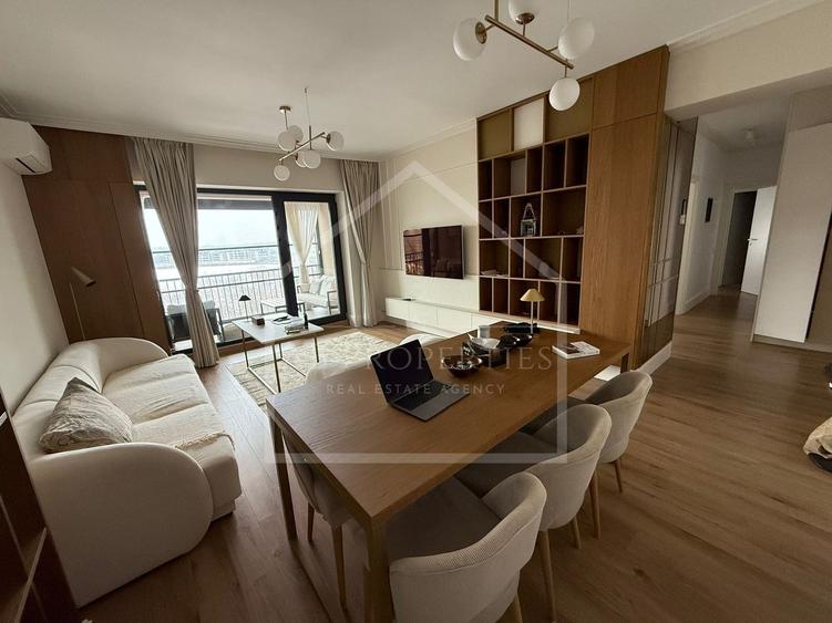 Apartament cu 3 camere semidecomandat, mobilat în Sisești