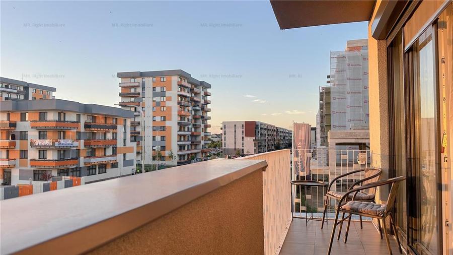 Apartament cu 2 camere decomandat, mobilat în Tractorul