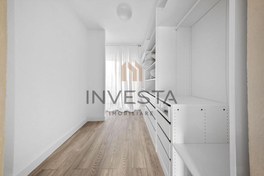 Penthouse cu 3 camere semidecomandat, mobilat în Borhanci