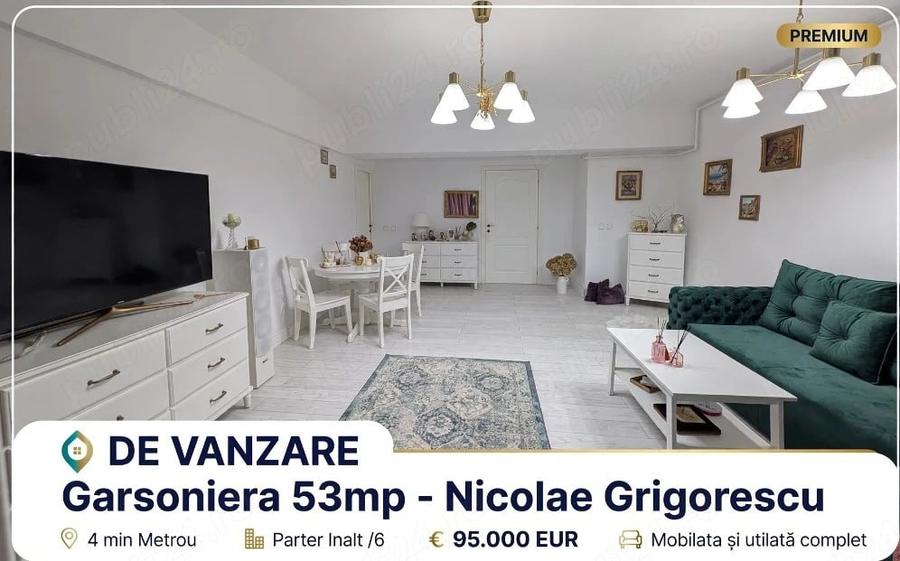Garsonieră nedecomandată în Nicolae Grigorescu
