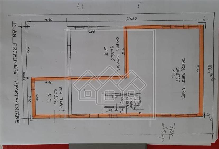 Birou, de 270 mp, în Valea Aurie