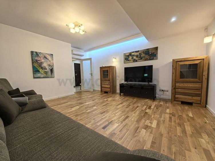 Apartament cu 2 camere semidecomandat, mobilat în Floreasca