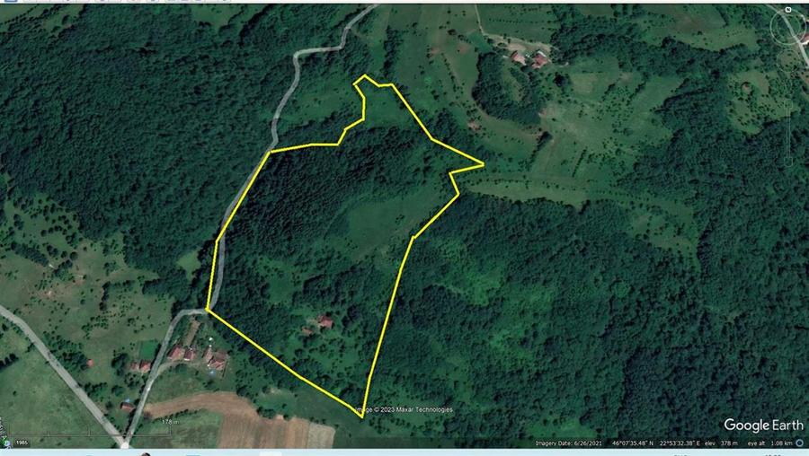 Teren Construcții intravilan de 69237 mp, în Crișcior